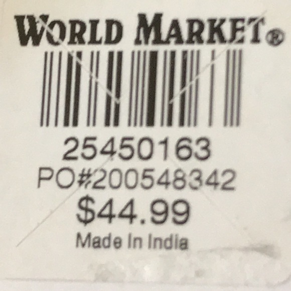 WORLD MARKET SIZE Small Medium Pants Black Velour Wide Leg Embroider SKU# 545016 - Picture 13 of 13